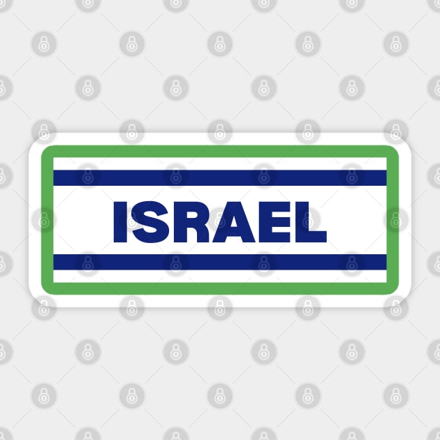 Israel Flag Colors Sticker by aybe7elf